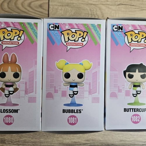 Powerpuff Girls Funko Pop bundle with Blossom, Bubbles and Buttercup