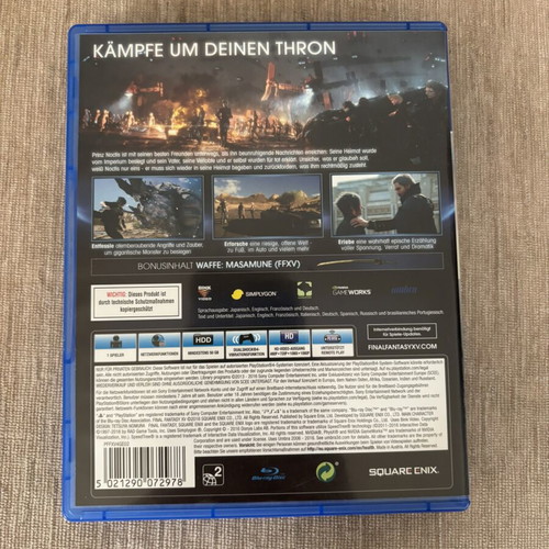 Final Fantasy XV PlayStation 4 game used
