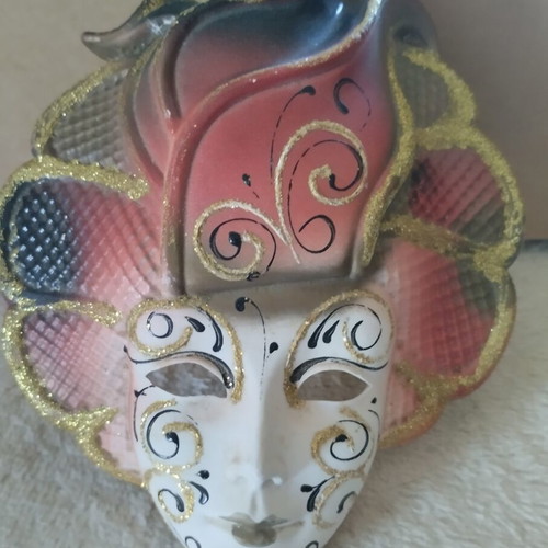 Vintage La maschera del galeone Venetian mask, new