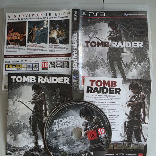 Tomb Raider PlayStation 3 game used