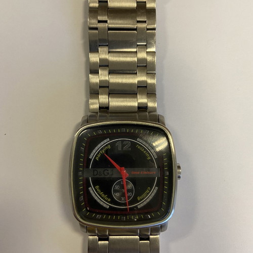 Dolce & Gabbana wristwatch used with silver bracelet