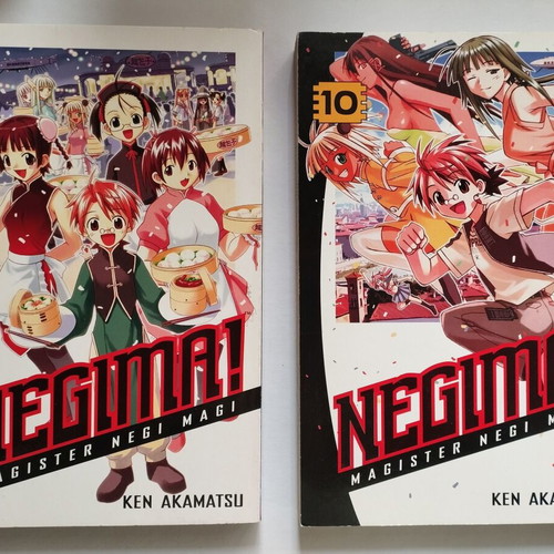 Negima manga volumes 6, 9, 10, 11, 13, 15, 20 like new