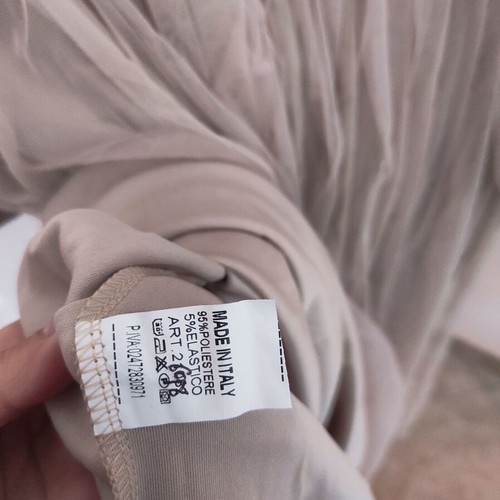 Tulle dress new, beige, size M, New Collection