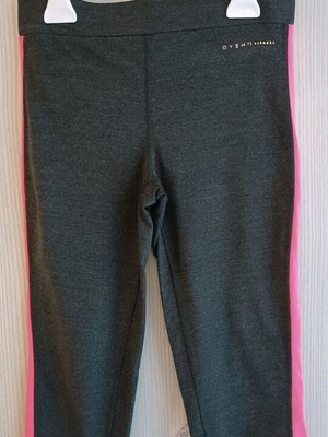 Oysho Fitness Leggings used, below knee length, black pink