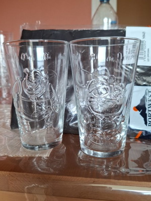 Glasses with McDonalds figures new