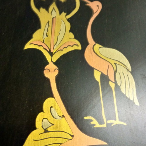 Marquetry painting new by Agapios Sachinis