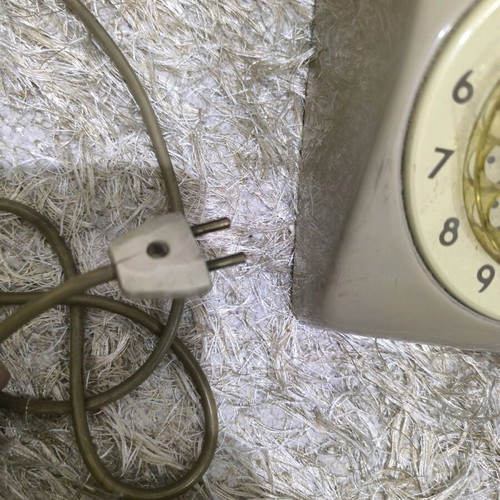 Vintage telephone used, Greek made 1972