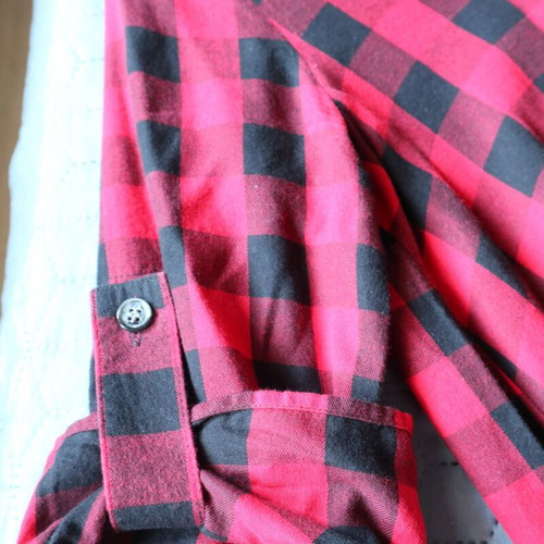 Zara shirt used, black-red, size Medium