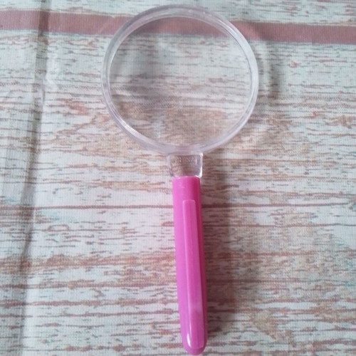 Children's magnifying glass used, length 11 cm
