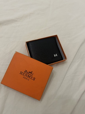Hermes wallet, black