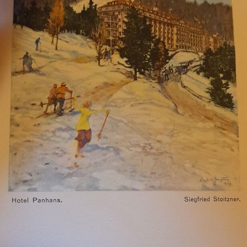 Höhenkurort Semmering Art Album used, 12 original prints from 1924