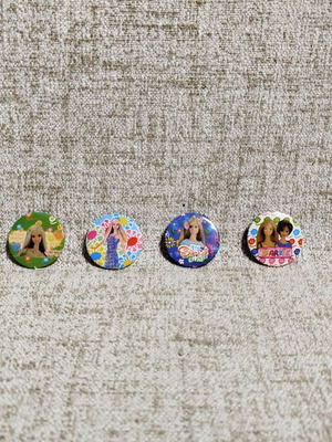 Barbie pins new, pack of 5