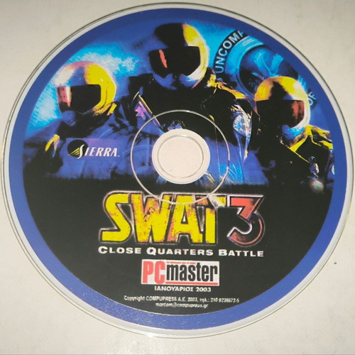 SWAT 3: Close Quarters Battle PC game used, shooting