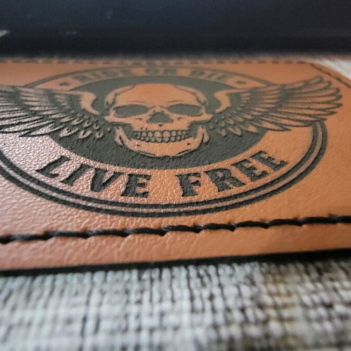 Leather patch skull Ride or Die new