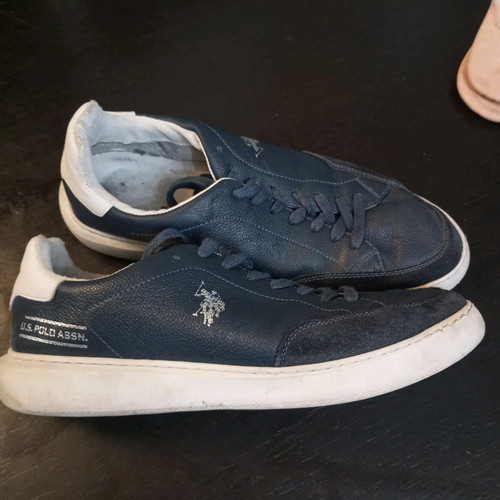 Polo men's shoe size 42 like new, blue casual