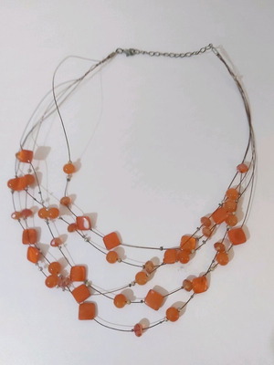 Necklace like new orange