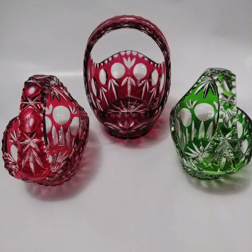 Nachtmann Bamberg basket-shaped bowl new handmade crystal
