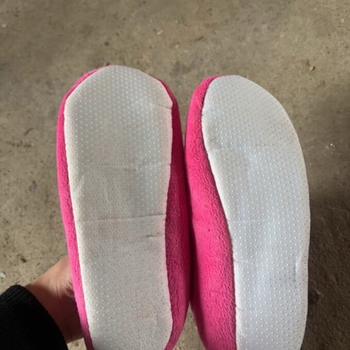 Pink slippers like new, size 36-37