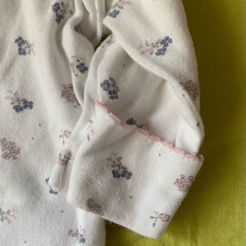 Cotton baby bodysuits used, pack of 4, 0-3 months, girl, Mothercare and Orchestra