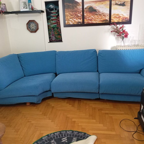 Sofa 3-seater and sofa bed used, good condition
