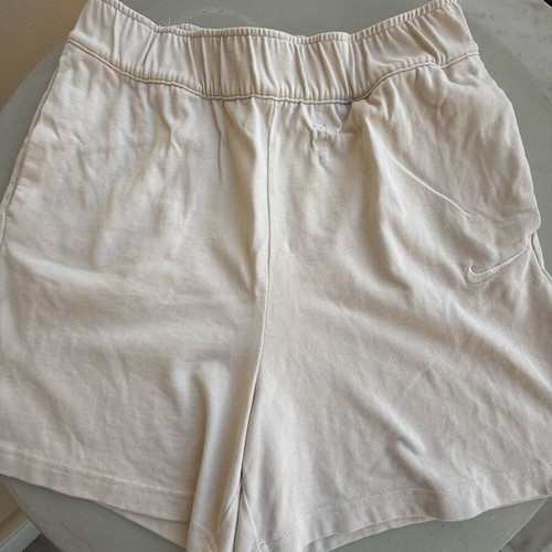 Nike women's athletic shorts like new, beige, size S