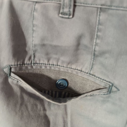 Boston Brothers fabric pants blue/gray like new