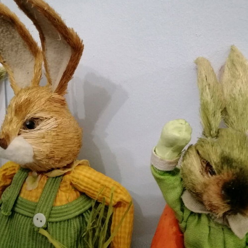 The Hare Mother with Baby Hares like new, pack of 3 pieces