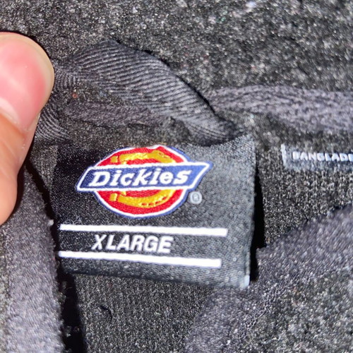 Dickies fleece jacket like new, size XL, black