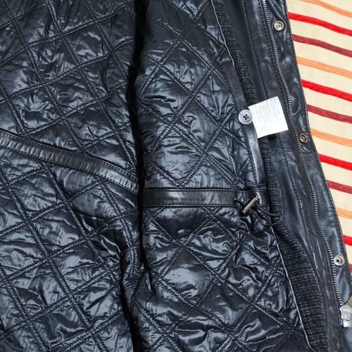 Hugo Boss Men's Leather Jacket black used, size XL