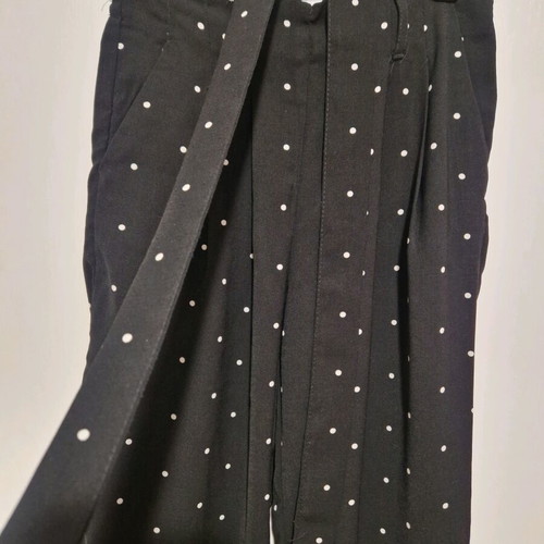 Jacqueline De Yong women's polka dot black-white XS pants new