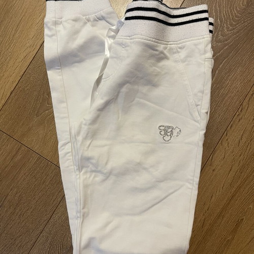 White sweatpants like new, size M