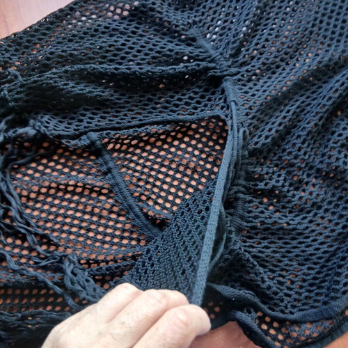 Pareo black used, size S