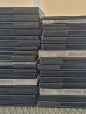 Θήκες DVD μεταχειρισμένες, πακέτο 40, διάφορες διαστάσεις
