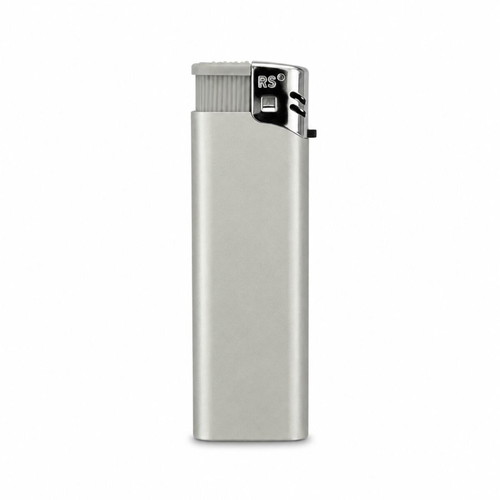 RS electronic refillable lighter silver/grey