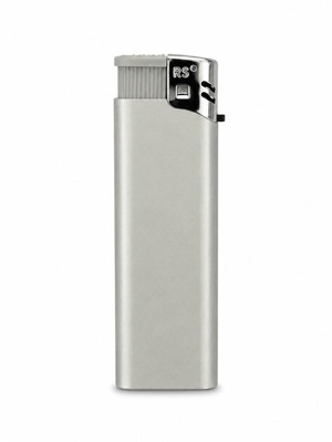 RS electronic refillable lighter silver/grey