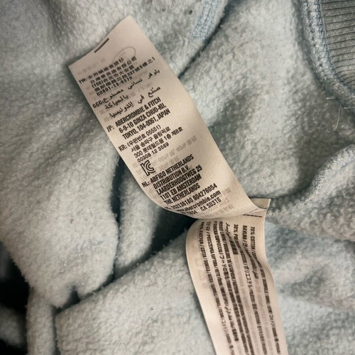 Hollister sweatshirt used, medium, turquoise