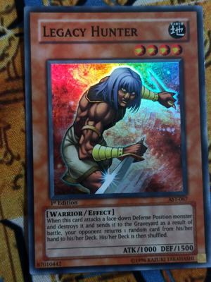 Legacy Hunter κάρτα Yu-Gi-Oh! σαν καινούργιο, Super Rare AST 1st