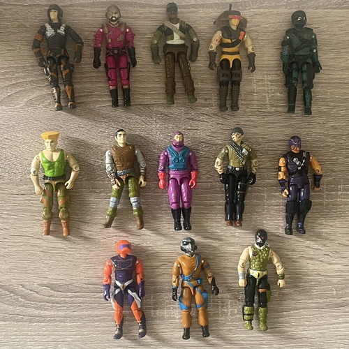 13 GI Joe action figures, rare included