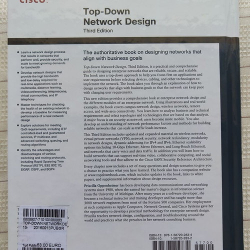 Top-Down Network Design used hardcover book in English
