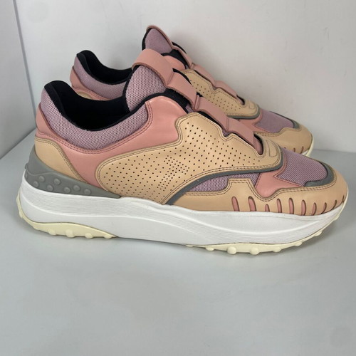 Tod's leather sneakers used, size 38.5, multicolor