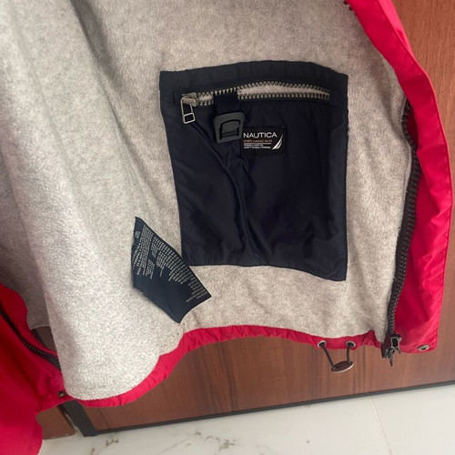Nautica men's jacket used, red, size XL