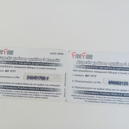 3rd Collectible Exhibition of Crete phone cards used