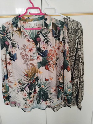 H&M shirts used, pack of 2, size 42 and 44, multicolor