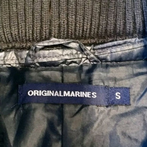 Original Marin’s long down jacket like new, size S, blue-black