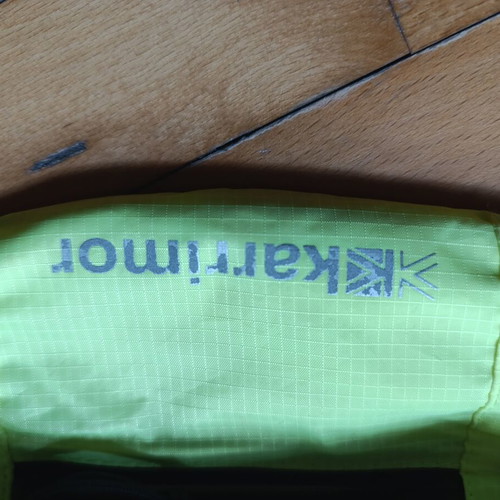 Karrimor waist bag used, neon yellow and green