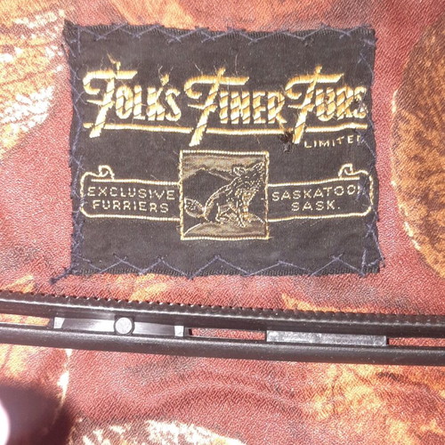 Vintage Folks Finer Furs fox fur brown, like new, size L-XL