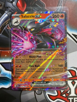 Salazzle ex Double Rare Perfect Order Pokemon card