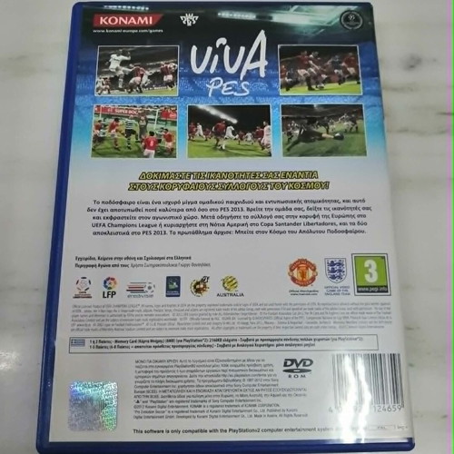 Pro Evolution Soccer 2013 PS2 game like new, Greek version