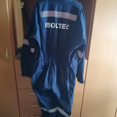 ErgoLine coverall workwear like new with reflective tape