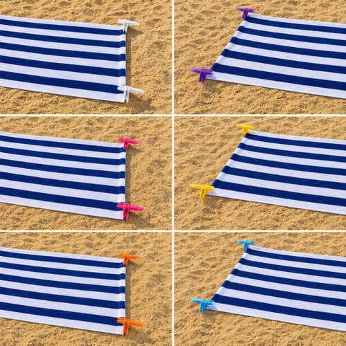 Towel Clips Set of 4 for Beach Towels, New, 3D Printed PETG
